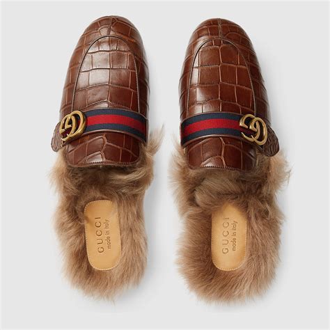 gucci heren slippers|princetown slippers gucci men's.